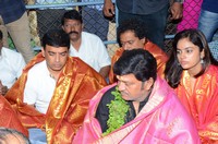 Srinivasa Kalyanam Movie Team Visits Dwaraka Tirumala
